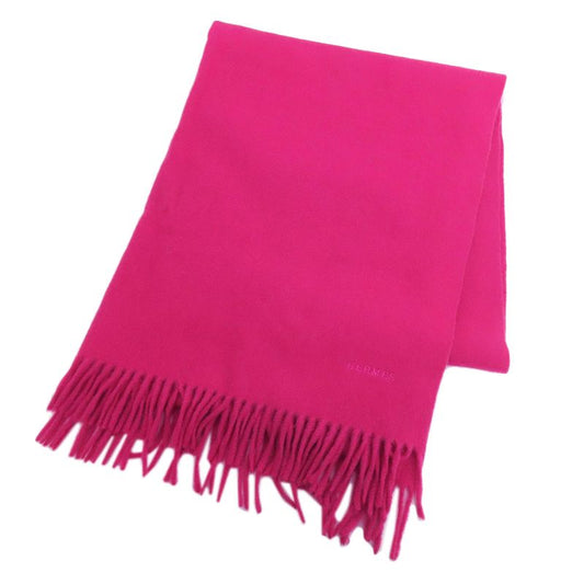 Hermes Logo Scarf Cashmere Ladies