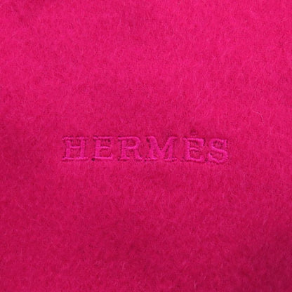 Hermes Logo Scarf Cashmere Ladies