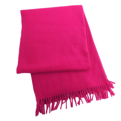 Hermes Logo Scarf Cashmere Ladies