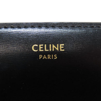 Celine Triomphe Flap Folding Wallet With Coin Purse Calf Women