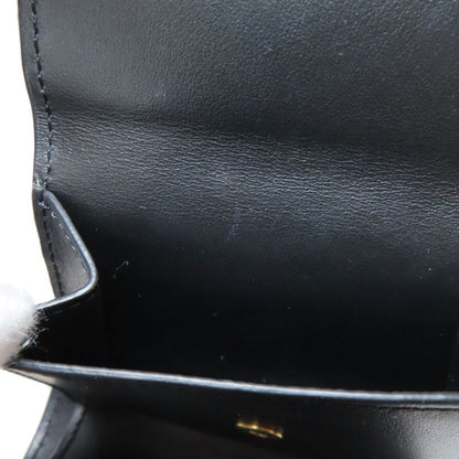 Celine Triomphe Flap Folding Wallet With Coin Purse Calf Women