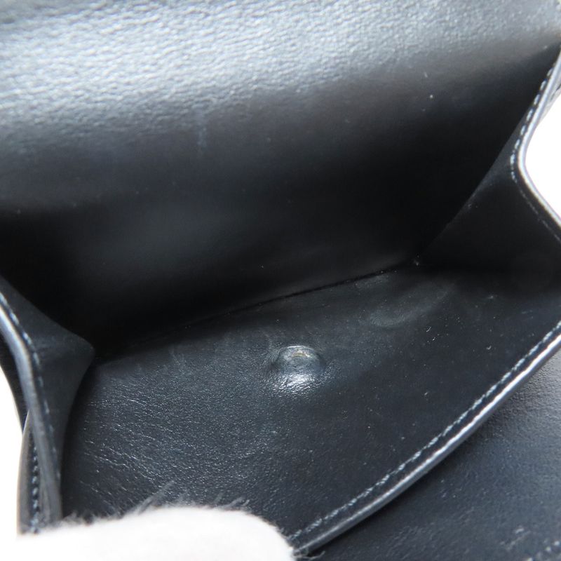 Celine Triomphe Flap Folding Wallet With Coin Purse Calf Women