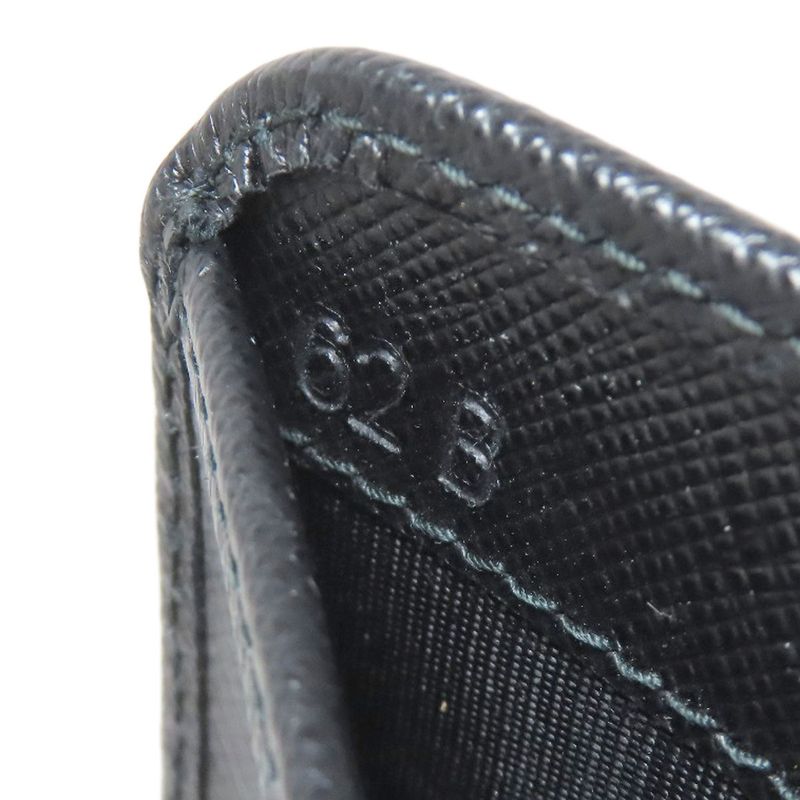 Prada Zip Wallet With Coin Purse Saffiano Women