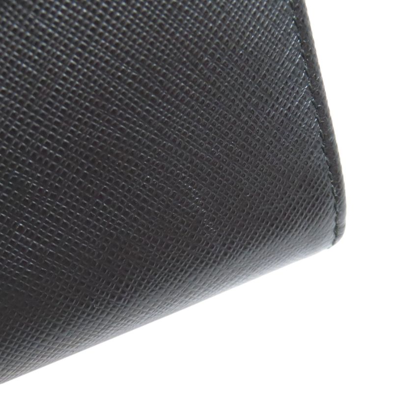 Prada Zip Wallet With Coin Purse Saffiano Women