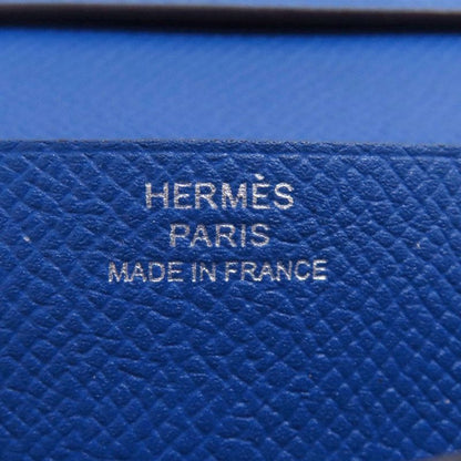 Hermes Bearn Souffle Silver Hardware Long Wallet With Coin Purse Epson Women