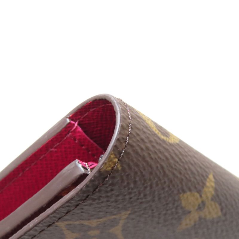 Louis Vuitton M60697 Portefeuille Emilie Long Wallet With Coin Purse Monogram