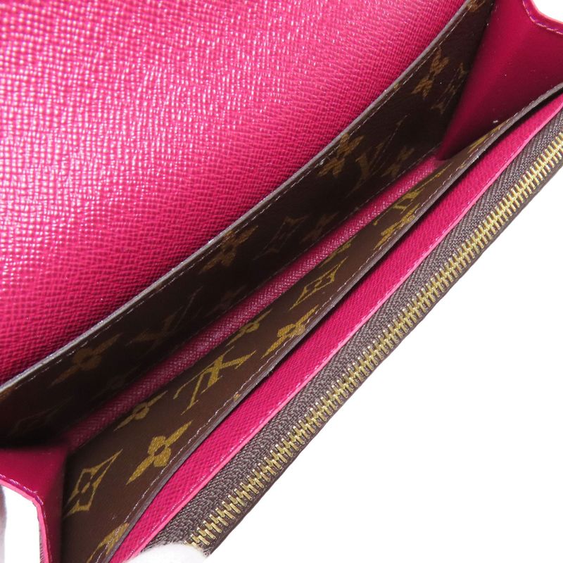 Louis Vuitton M60697 Portefeuille Emilie Long Wallet With Coin Purse Monogram