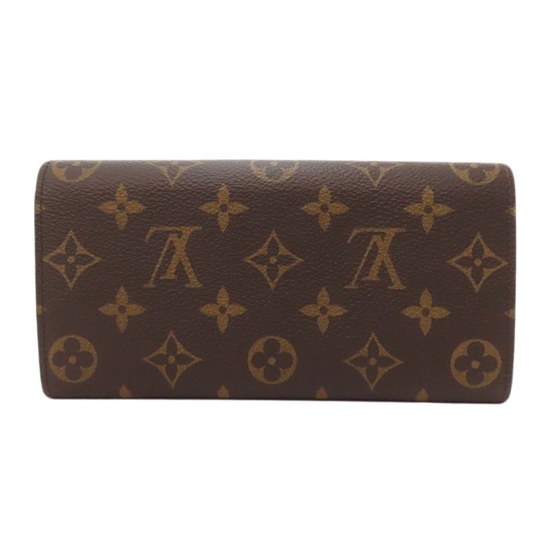 Louis Vuitton M60697 Portefeuille Emilie Long Wallet With Coin Purse Monogram