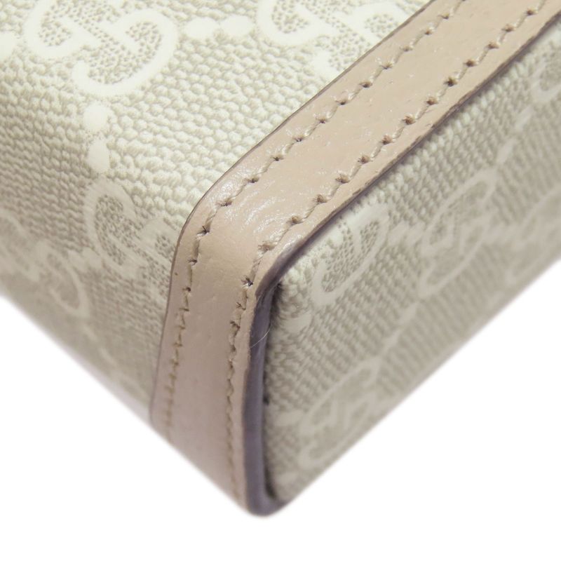 Gucci 699296 Mini Bag Horsebit GG Shoulder Bag PVC Women