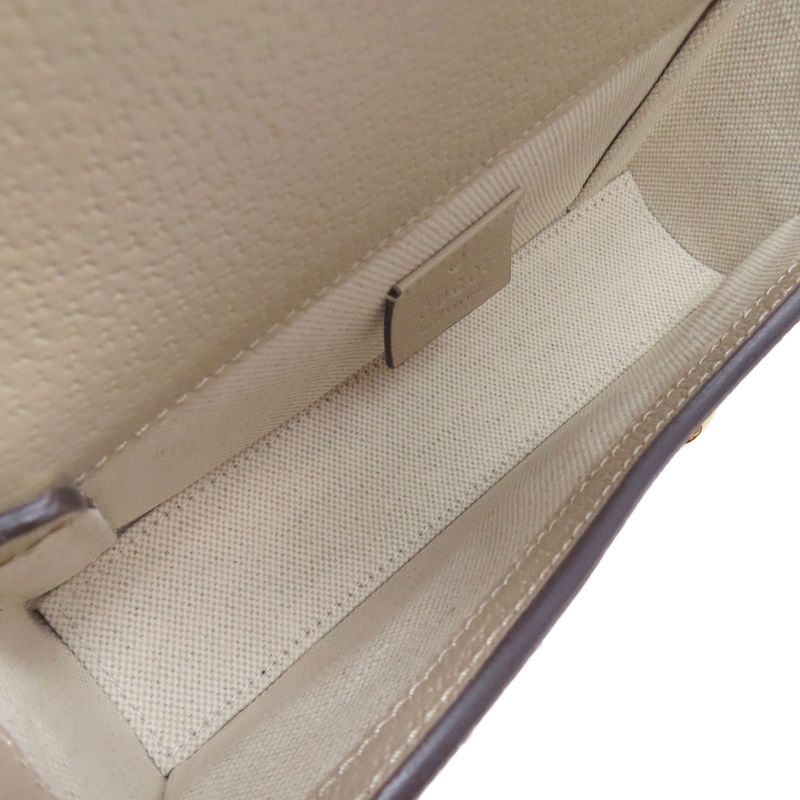 Gucci 699296 Mini Bag Horsebit GG Shoulder Bag PVC Women