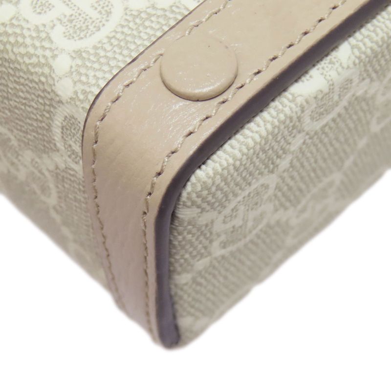 Gucci 699296 Mini Bag Horsebit GG Shoulder Bag PVC Women