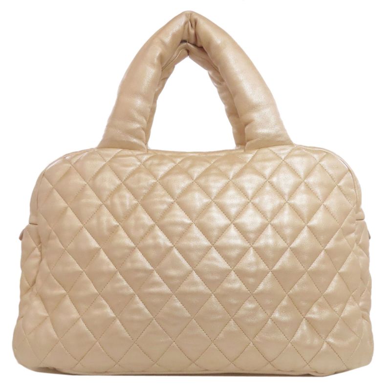 Chanel Coco Cocoon Gold Hardware Boston Bag Lambskin Women