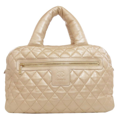Chanel Coco Cocoon Gold Hardware Boston Bag Lambskin Women