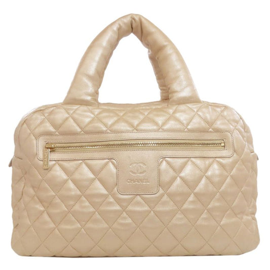 Chanel Coco Cocoon Gold Hardware Boston Bag Lambskin Women