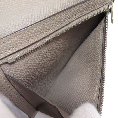 Hermes Bearn Compact Silver Hardware Bifold Wallet With Coin Purse Epson Women