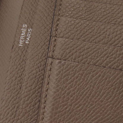 Hermes Bearn Compact Silver Hardware Bifold Wallet With Coin Purse Epson Women