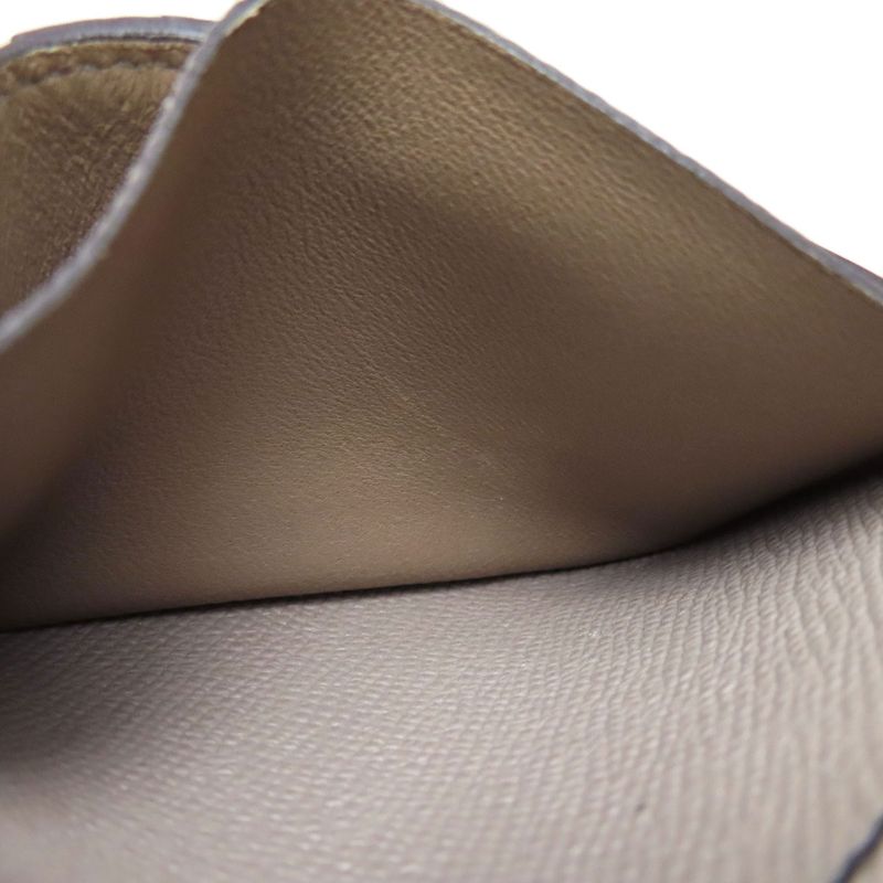 Hermes Bearn Compact Silver Hardware Bifold Wallet With Coin Purse Epson Women