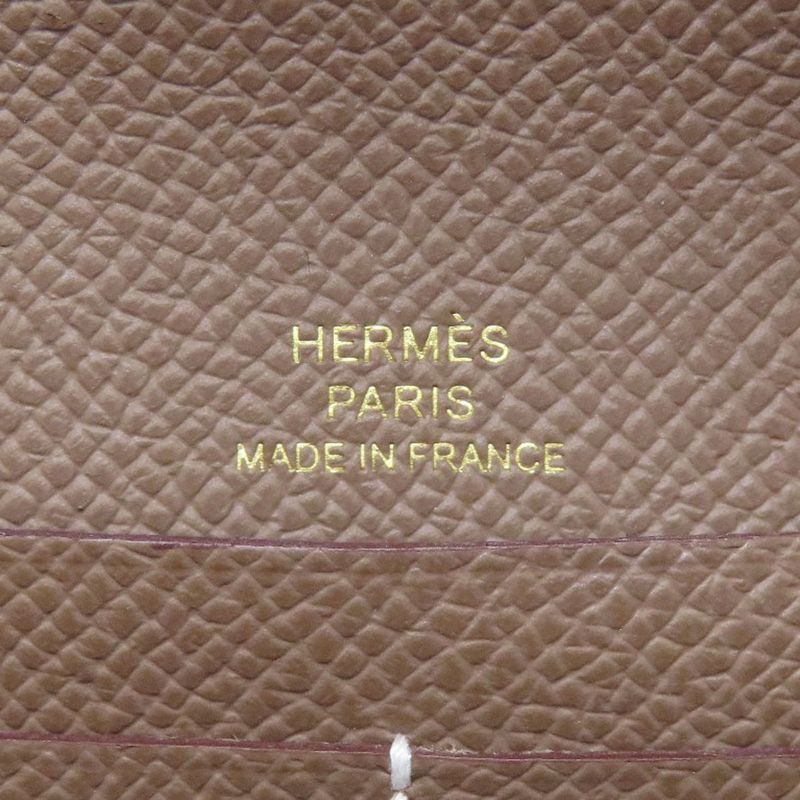 Hermes Chaine D'ancre To Go Etope Gold Hardware Long Wallet Without Change
