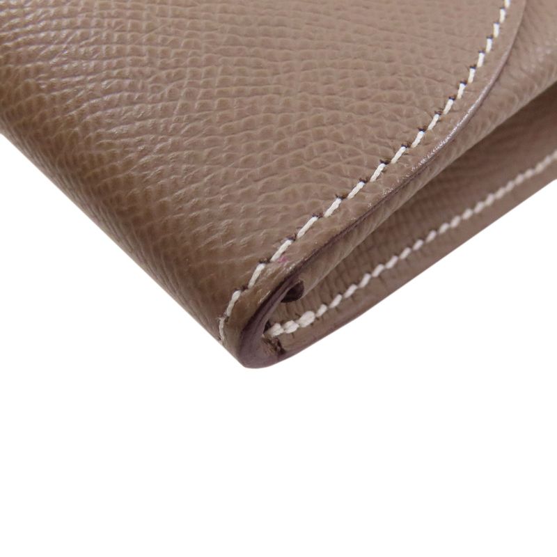 Hermes Chaine D'ancre To Go Etope Gold Hardware Long Wallet Without Change