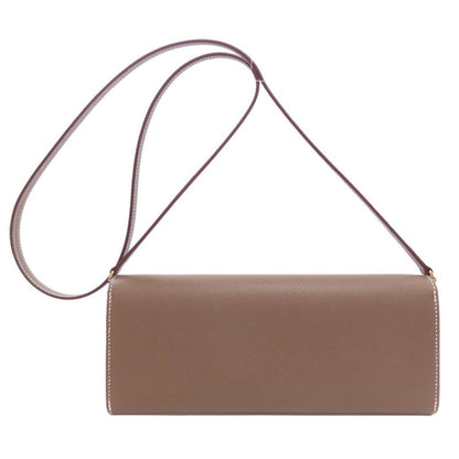 Hermes Chaine D'ancre To Go Etope Gold Hardware Long Wallet Without Change