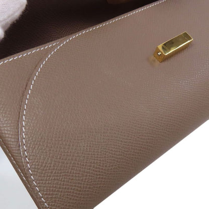 Hermes Chaine D'ancre To Go Etope Gold Hardware Long Wallet Without Change