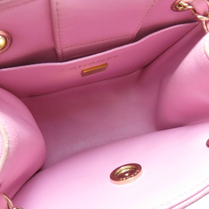 Chanel Matelasse Chain Bag Shoulder Bag Grained Calfskin Women