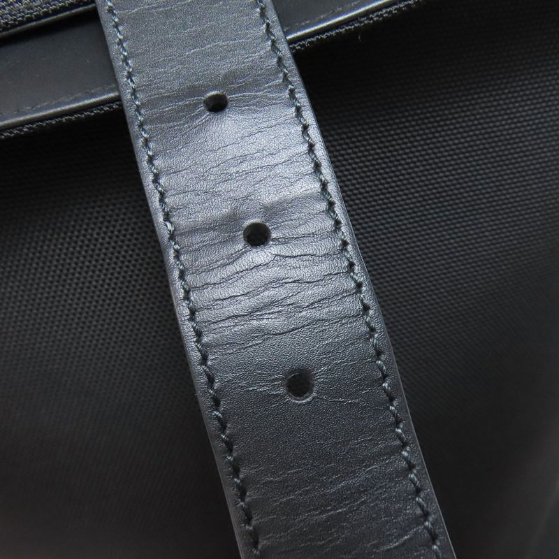 Gucci 619749 Sherry Line Backpack Daypack Nylon Canvas Leather Women