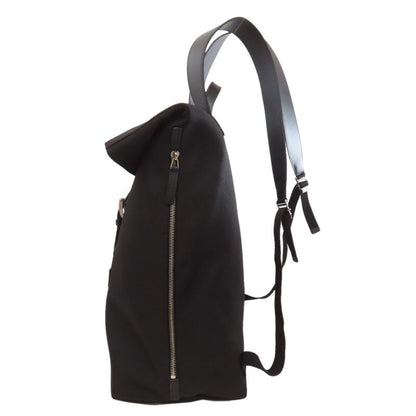 Gucci 619749 Sherry Line Backpack Daypack Nylon Canvas Leather Women