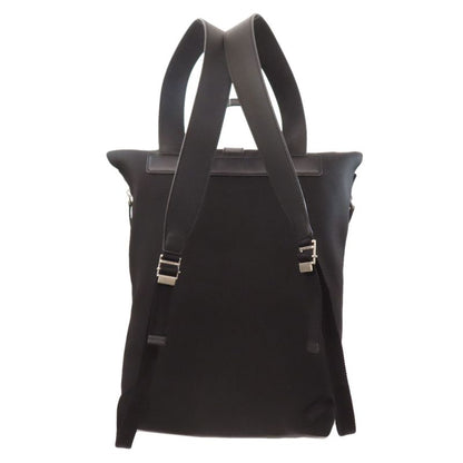 Gucci 619749 Sherry Line Backpack Daypack Nylon Canvas Leather Women