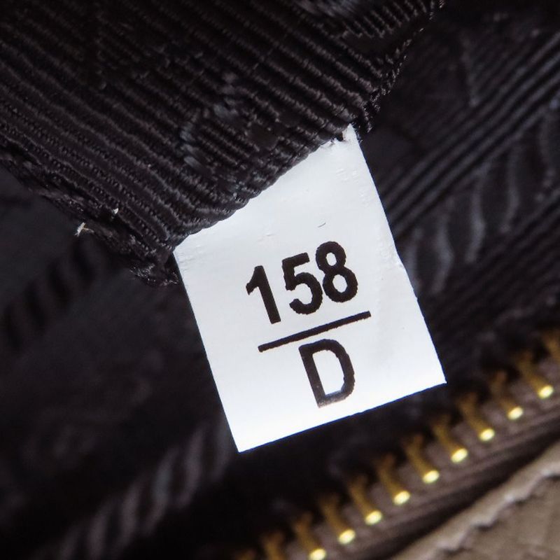 Prada Logo Shoulder Bag Calf Women