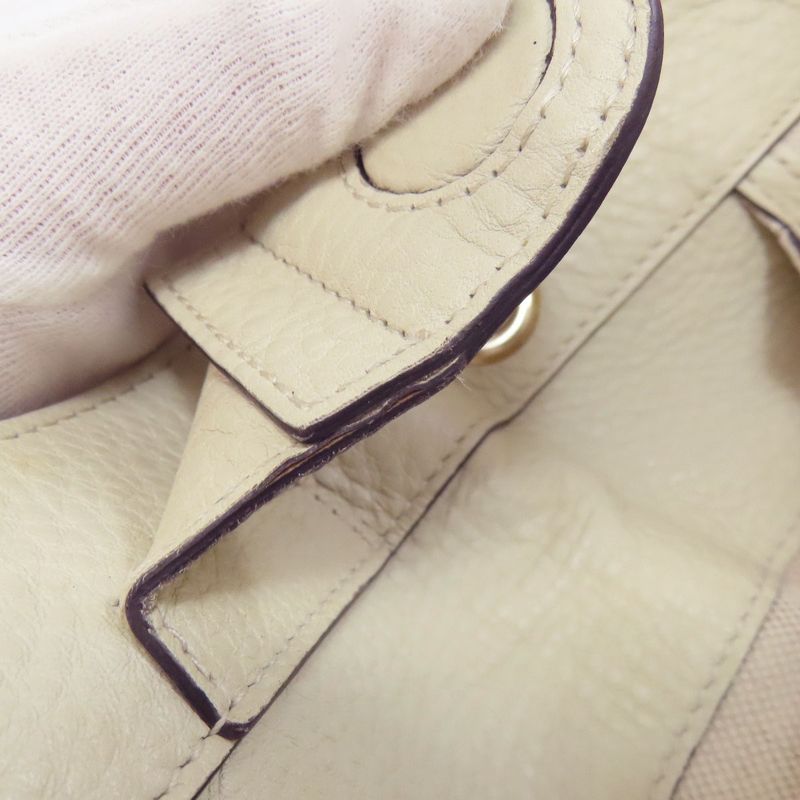 Gucci 323660 Bamboo 2-way Handbag Calf Women