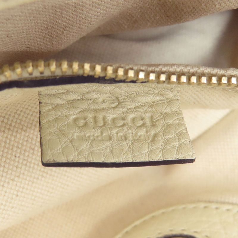 Gucci 323660 Bamboo 2-way Handbag Calf Women