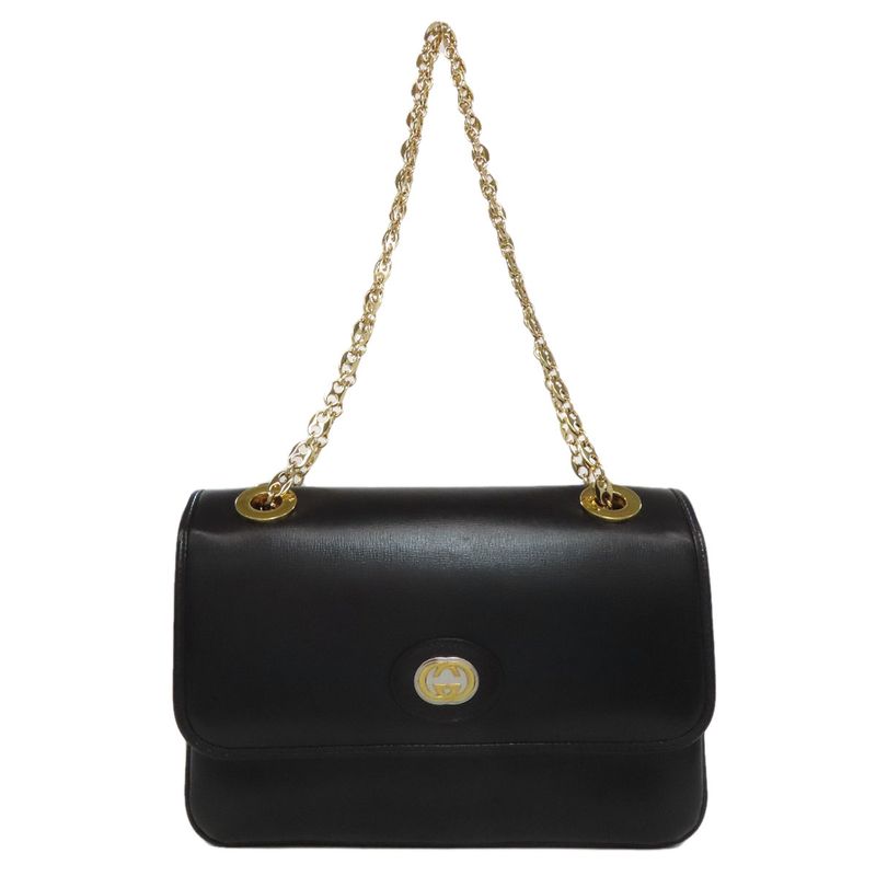 Gucci 576421 Chain Shoulder Bag Calf Women