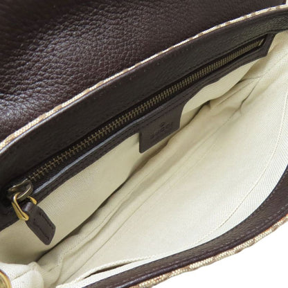 Gucci 251820 Diamante Chain Shoulder Bag Canvas Women