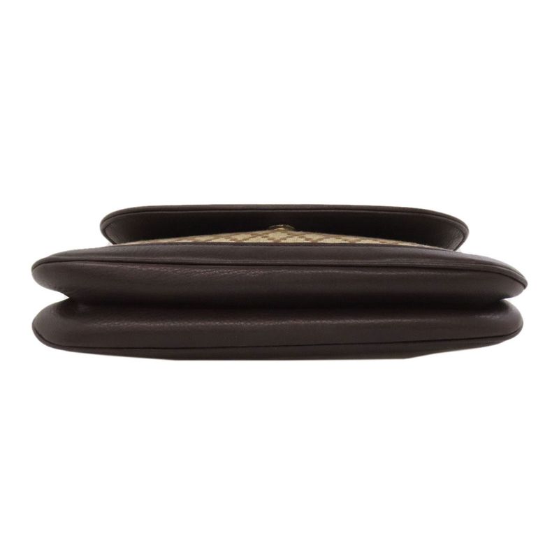 Gucci 251820 Diamante Chain Shoulder Bag Canvas Women