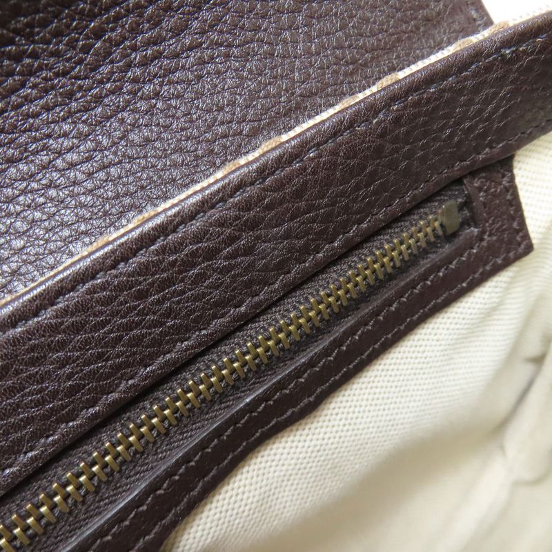 Gucci 251820 Diamante Chain Shoulder Bag Canvas Women