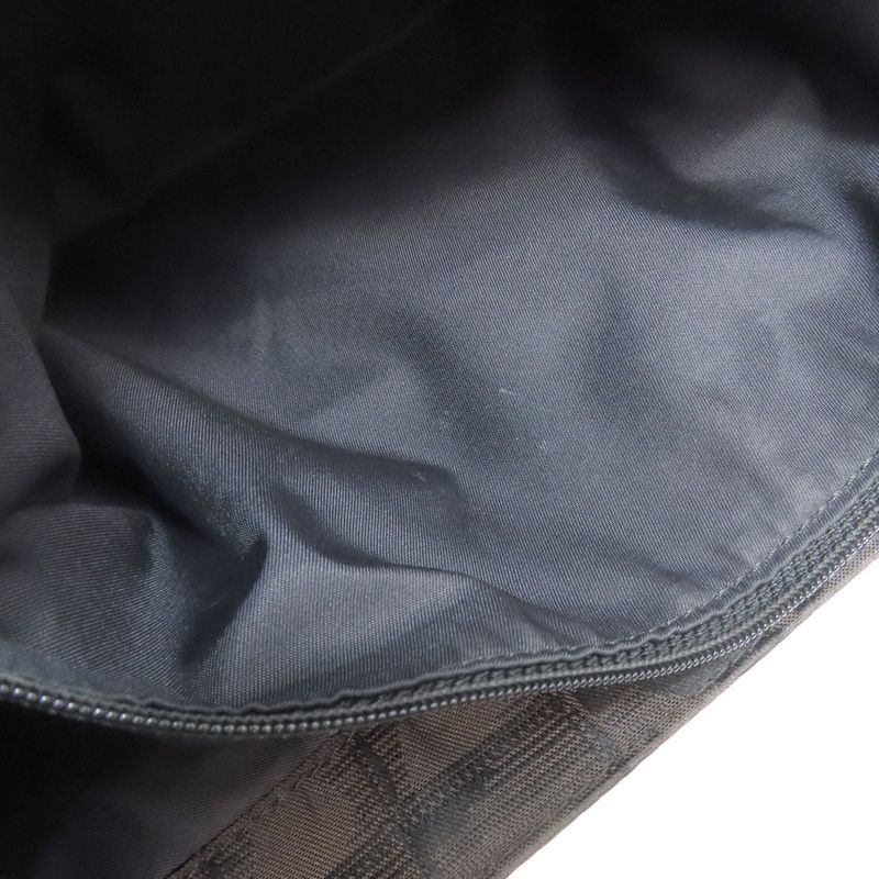 Chanel New Travel Line Shoulder Bag Nylon Jacquard Women