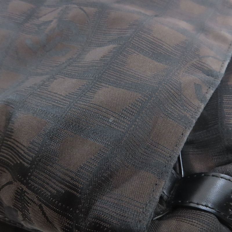 Chanel New Travel Line Shoulder Bag Nylon Jacquard Women