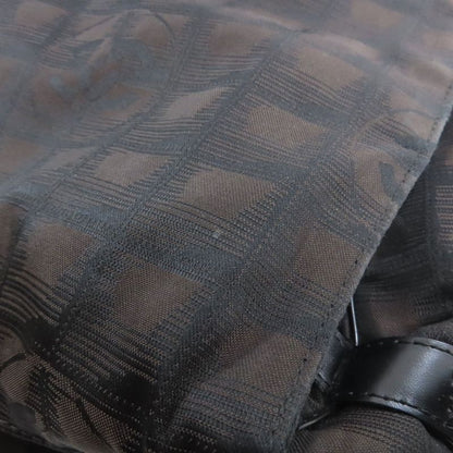 Chanel New Travel Line Shoulder Bag Nylon Jacquard Women