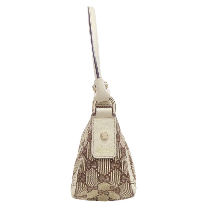 Gucci 130989 Semi Shoulder Bag One Shoulder Bag Canvas Leather Women