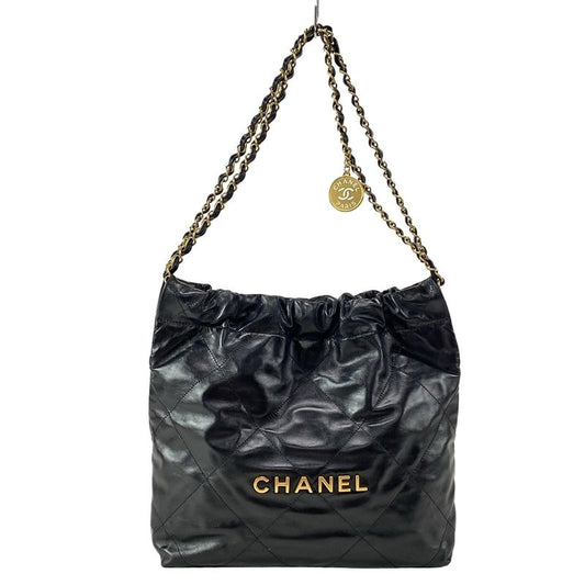 Chanel Shoulder Bag Chanel 22 Small Handbag As3260 Black Gold Hardware / Chain