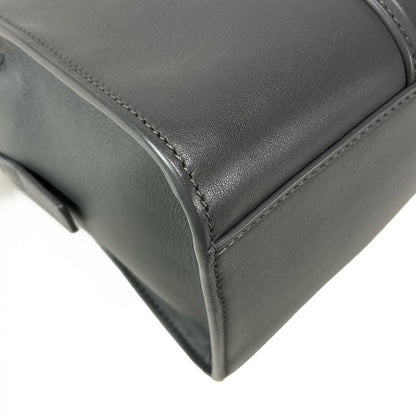 Saint Laurent Paris Handbag Duffle Lock Baby 655008 Gray Leather