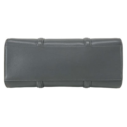 Saint Laurent Paris Handbag Duffle Lock Baby 655008 Gray Leather