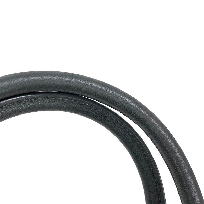 Saint Laurent Paris Handbag Duffle Lock Baby 655008 Gray Leather