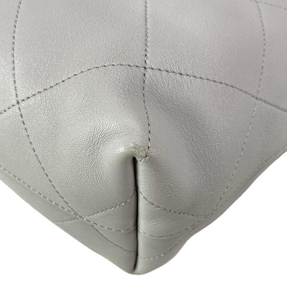 Chanel Shoulder Bag Matelasse Hobo Bag As5403 Light Gray Lambskin