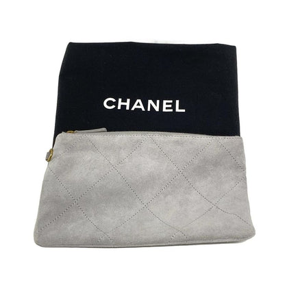 Chanel Shoulder Bag Matelasse Hobo Bag As5403 Light Gray Lambskin