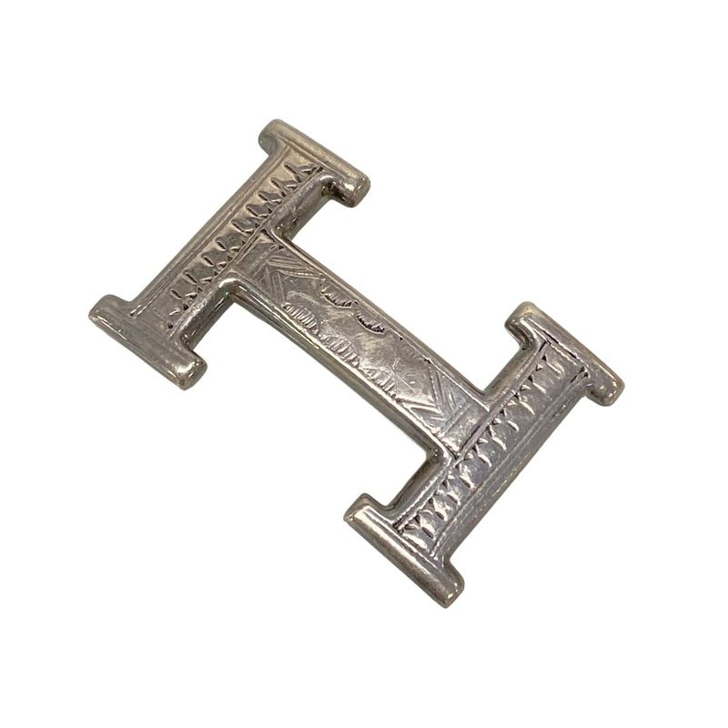 Hermes Small Touareg Silver Buckle