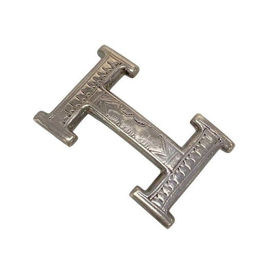 Hermes Small Touareg Silver Buckle