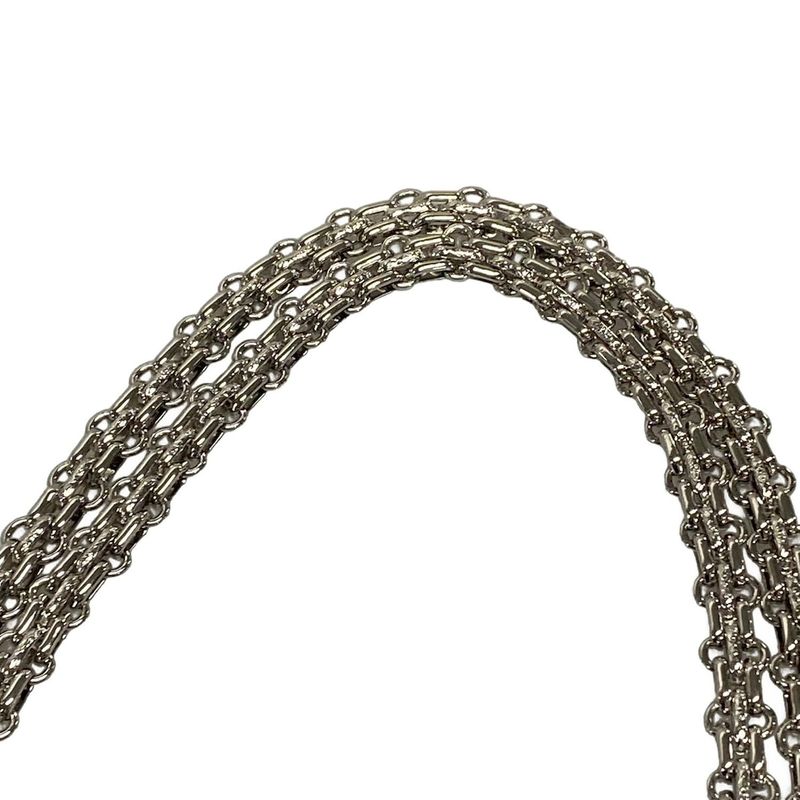 Chanel Shoulder Bag Mademoiselle Beauring Bag Black Chain Shoulder/silver