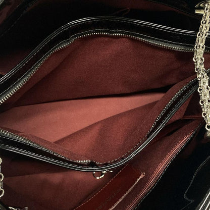 Chanel Shoulder Bag Mademoiselle Beauring Bag Black Chain Shoulder/silver